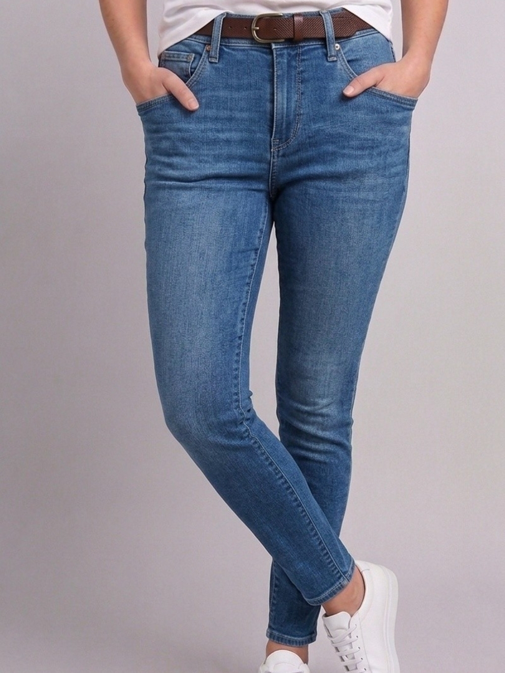 PAIGE Verdugo Ankle Ultra Skinny Jeans Blue Wash Size 29